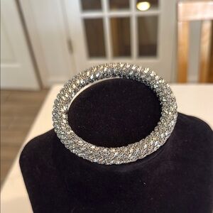 Vintage  1970 Silver Bangle Bracelet